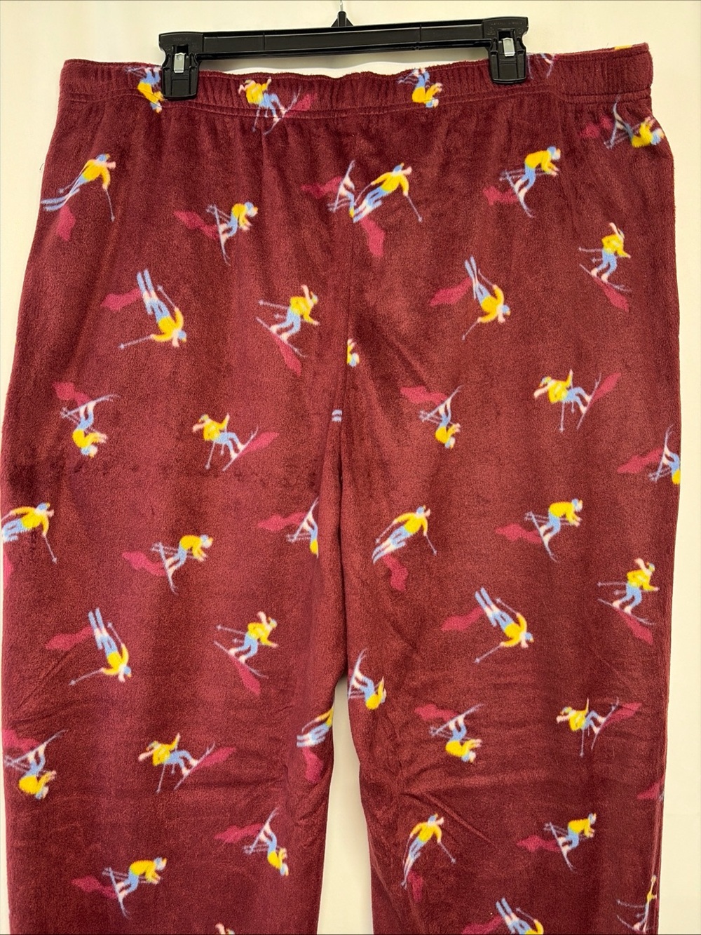 *3 PAIRS* St. Johns Bay Men’s Sz XL Burgundy Skier Fleece Sleep Pajama Pants - Picture 12 of 12